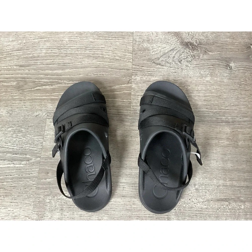 Chaco Sandals Kids Junior 5 Chillos Sport Slingback Black Comfort Flat JCH180326
